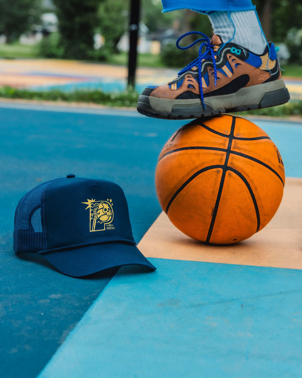 Y'ALL STARS DEAD DUNK MESH SNAPBACK