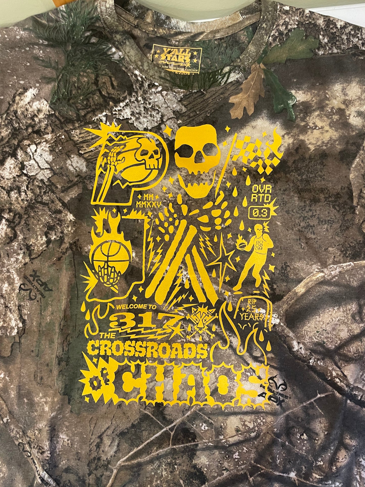 CAMO CROSSROADS OF CHAOS TEE SIZE L