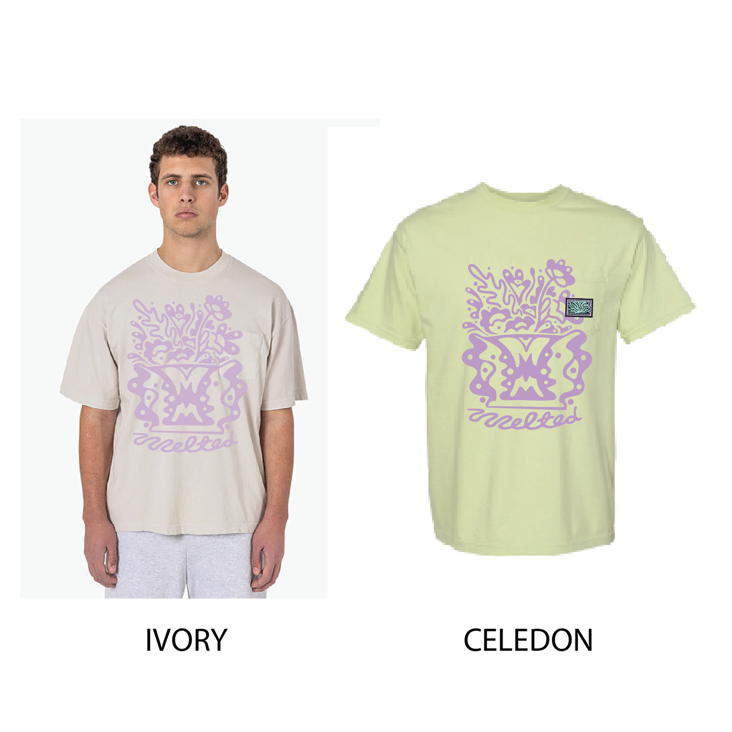MM 25 GA x WEIRDIGAN Space Vase Solar Tee Collab