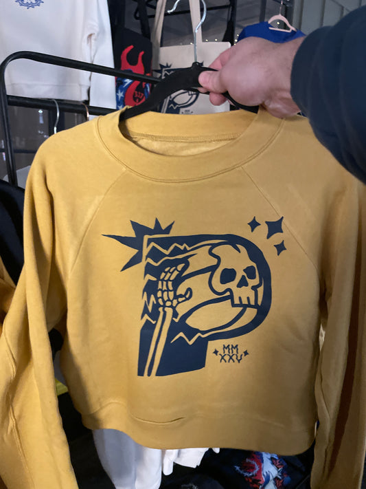 Y'ALL STARS DEAD DUNK CROP CREW