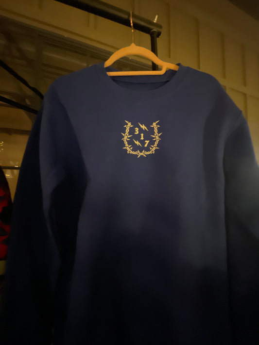 Y'ALL STARS FOOTBRAWL SPIKESHOW CREW NECK ROYAL