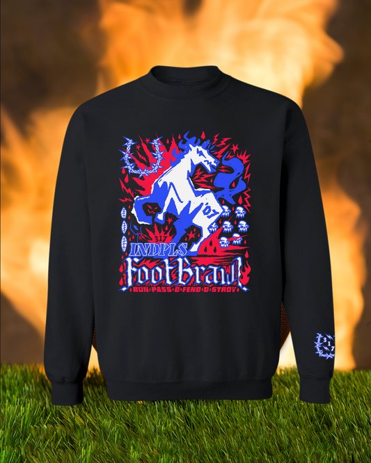 Y'ALL STARS FOOTBRAWL STAMPEDE CREWNECK