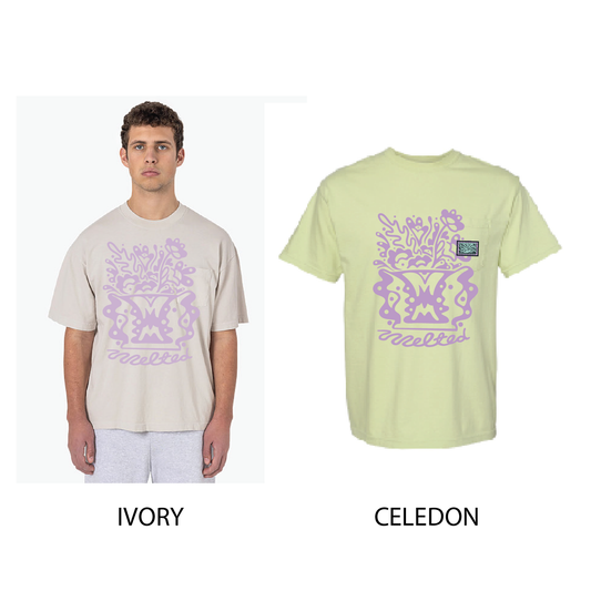 MM 25 GA x WEIRDIGAN Space Vase Solar Tee Collab